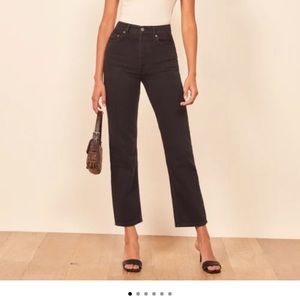 Reformation Cynthia High Rise straight jeans
